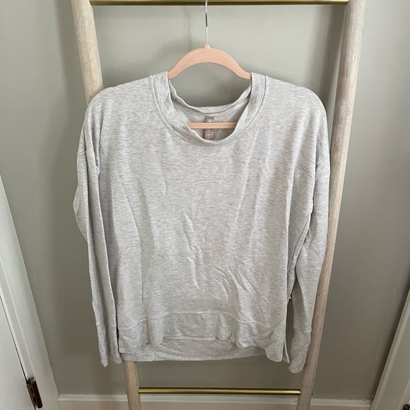Athleta Tops - ATHLETA Coaster Luxe Sweatshirt in gray